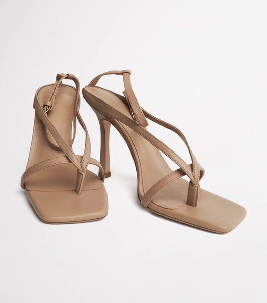 Tacones de aguja Tony Bianco Faythe Skin Sheep Nappa 10.5cm Arena | XCOBH37125