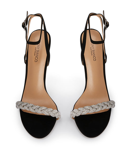 Tacones de aguja Tony Bianco Kosta Black Gamuza 11cm Negras | COQCS29091