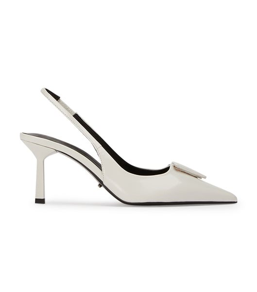 Tacones de evento Tony Bianco Bertie White Hi Shine 7.5cm Blancas | COZPD93479