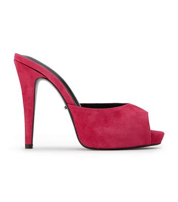 Tacones de aguja Tony Bianco Love Lipstick Gamuza 12cm Rojas | COEGJ21054