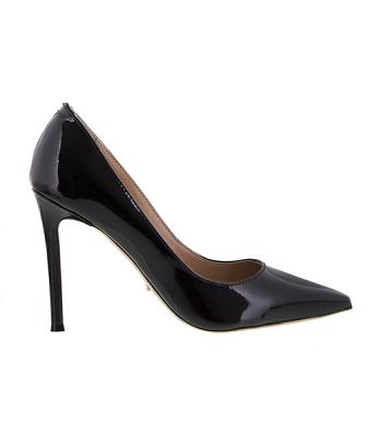 Zapatos Court Tony Bianco Lotus Black Charol 10.3cm Negras | YCOGT61280